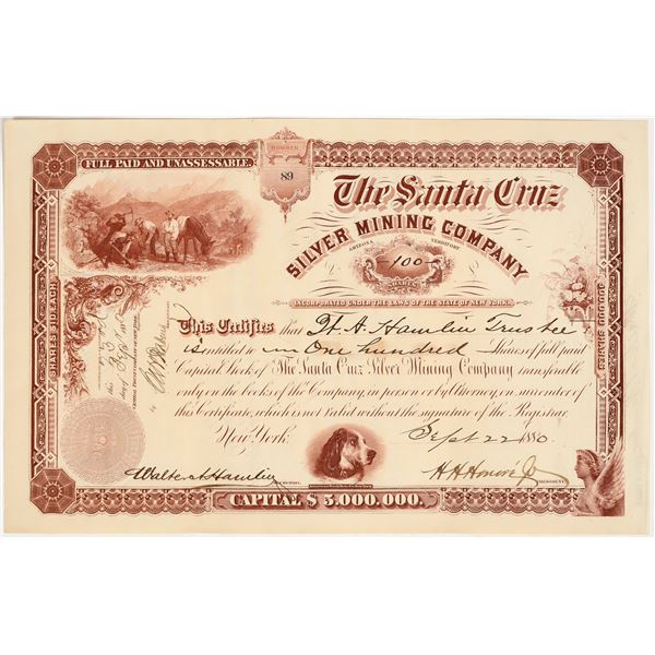 The Santa Cruz Silver Mining Co. Stock [201207]