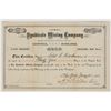 Image 1 : Syndicate Mining Company Stock Certificate, Tombstone, AZ, 1881 [205028]