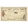Image 1 : Live Oak Gold & Silver Mining Co. Stock Certificate, Amador County, CA 1863 [203935]