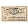 Image 1 : Cataract & Wide West Gravel Mining Co. Stock Certificate (GT Brown Lith) [204160]