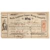 Image 1 : North American Copper Mining Co. Stock Certificate, Jenny Lind, 1863 [205251]