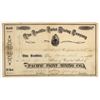 Image 1 : Pacific Paint Mining Company Stock Certificate, 1878 [204779]