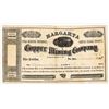 Image 1 : Margarita Copper Mining Co. Stock Certificate, Santa Clara County, CA, 1863 [203938]