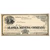 Image 1 : Alaska Mining Company Stock Certificate, Pike City, Sierra County, CA, 1882 [195889]