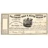 Image 1 : Baltimore Gold & Silver Mining Co. Stock Certificate, Silver Mountain, 1863 [204512]