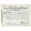 Image 1 : IXL Gold & Silver Mining Company, Ltd., Stock Certificate, 1874 [195492]