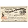 Image 1 : Mountain Pride Gold & Silver Mining Company Stock Certificate, Silver Mountain, 1863 [203920]