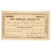 Image 1 : Siskiyou Mining Company Stock Certificate, 1884 [204148]