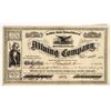 Image 1 : Golden Gate Consolidated Hydraulic Mining Co. Stock Certificate, 1878 [204812]
