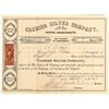 Image 1 : Cashier Silver Company Stock Certificate, Clear Creek County, CO 1871 [204621]