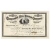 Image 1 : Carbonate Hill Mining Company Stock Certificate, Leadville, 1880 [204154]