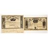 Image 1 : Two Early Southern Gold Mining Stock Certificates: Georgia & Virginia [204533]