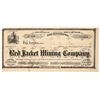 Image 1 : Red Jacket Mining Company Stock Certificate (GT Brown Lith.) [203538]