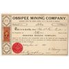 Image 1 : Ossipee Mining Company Stock Certificate, 1867 [205234]