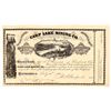 Image 1 : Carp Lake Mining Company Stock Certificate, Michigan, 1861 [195878]
