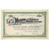 Image 1 : Michigan Copper Mining Company Stock Certificate, 1901 [205223]