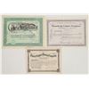 Image 1 : Three Different Scarce Michigan Mining Stock Certificates [205238]