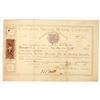 Image 1 : Camanche Silver Mining Company of Rhode Island Stock Certificate, 1867 [204827]