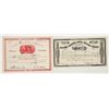 Image 1 : Two Different 1880s Montana Mining Stock Certificates [204206]