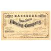 Image 1 : Bassette Gold & Silver Mining Company Stock Certificate, Carson City, NV, 1877 [195494]