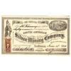 Image 1 : Cortez American Silver Mining Co. Stock Certificate, Nevada Territory, 1864 [195355]