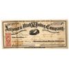 Image 1 : Arizona & Utah Mining Company Stock Certificate, Gold Hill, Nevada 1872 [195905]