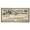 Image 1 : Challenge Consolidated Mining Company Stock Certificate, Gold Hill, NV 1879 [195904]