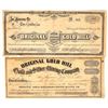 Image 1 : Original Gold Hill Gold & Silver Mining Co. Stock Certificate Pair (incl. GT Brown) [195902]