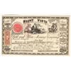 Image 1 : Mount Vista Gold & Silver Mining Company Stock Certificate, Unionville, 1865 [200809]