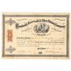 Image 1 : Humboldt River Gold & Silver Mining Co. Stock Certificate, Nevada, 1865 [205003]