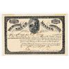 Image 1 : Bismark Silver Mining Company Stock Certificate, Lincoln County, NV, 1882 [204145]