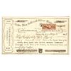 Image 1 : Costa Rica Gold & Silver Mining Co. Stock Signed by Fireman/Saloon Owner/Sheriff, 1863 [195356]