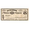 Image 1 : Senator Silver Mining Company Stock Certificate, 1875 [195361]