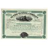Image 1 : Sutro Tunnel Company Stock Certificate, 1887 [195899]