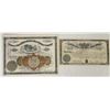 Image 1 : Central Eastern Nevada Mining Stock Certificate Pair, 1880s [195488]