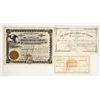Image 1 : Three Different South Dakota Mining Stocks Signed by Seth Bullock [201472]