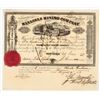 Image 1 : Manassas Mining Company Stock Certificate, 1853 [201536]