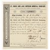 Image 1 : St. Croix & Lake Superior Mineral Company Stock Certificate, 1845 [204203]