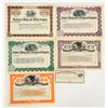 Image 1 : Group of Six Specimen Mining Stock Certificates [205356]