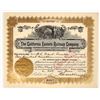 Image 1 : California Eastern Railway Company Stock Certificate [201796]