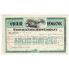 Image 1 : Coeur d'Alene Railway & Navigation Company Stock Certificate, 1889 [201727]