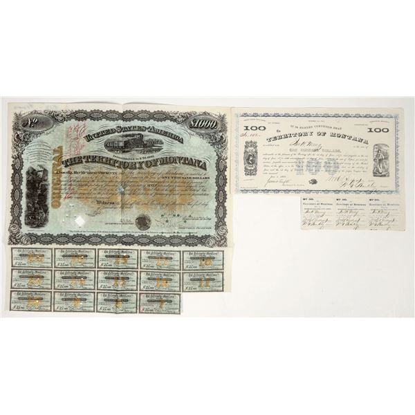 Two Montana Territory Bonds, 1868 & 1880 [200891]