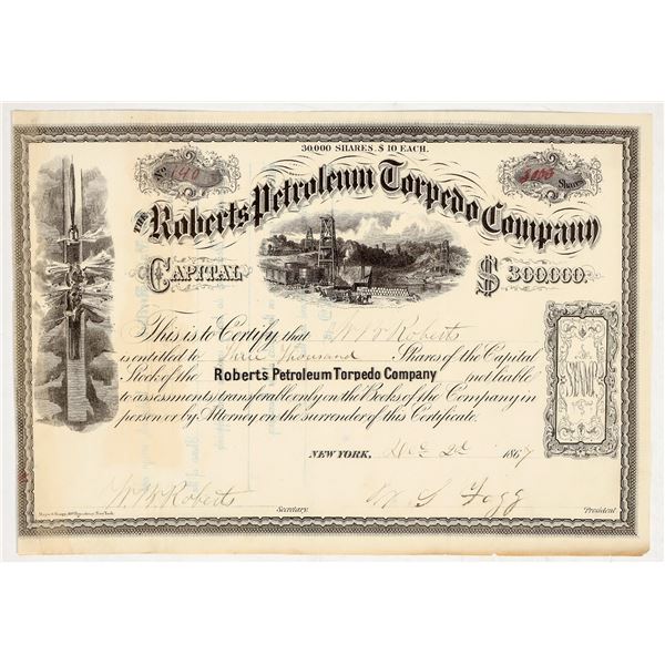 The Roberts Petroleum Torpedo Co. Stock  [200263]