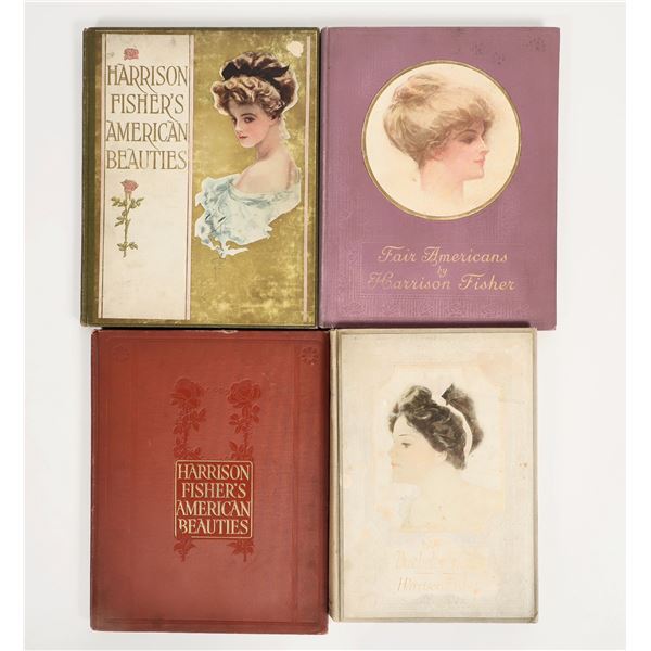 Harrison Fisher Art Books, 1908-1911 (4) [201308]