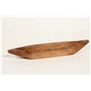 Image 2 : Cherokee Toy Wood Dugout Canoe Signed C.1900 [200493]