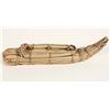 Image 2 : Paiute Tule Grass Boat Signed by Mike Williams c.1917 [200503]