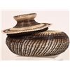 Image 1 : Horsehair Basket with Lid, Schurz NV [182103]