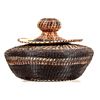 Image 1 : Horsehair Basket with Lid, Schurz NV [182104]