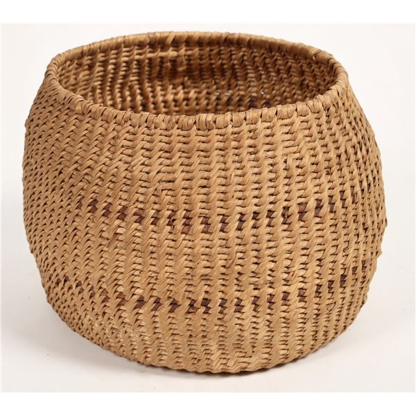Washoe Woven Basket, Oval, Lake Tahoe Area [203664]