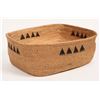 Image 1 : Washoe Woven Basket, Rectangular, Lake Tahoe Area [203663]